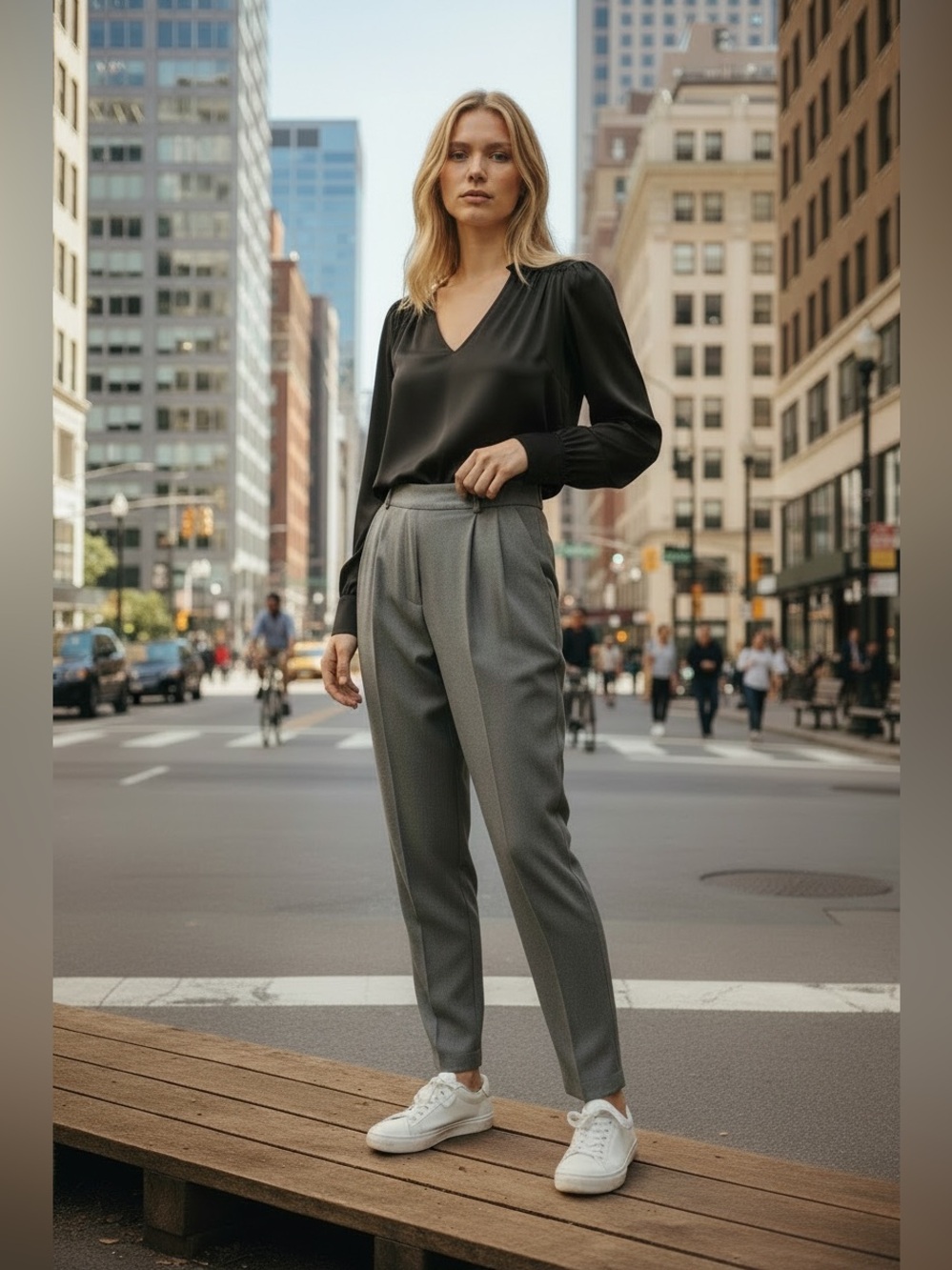 Shein SXY Tailored Gray Pants size L